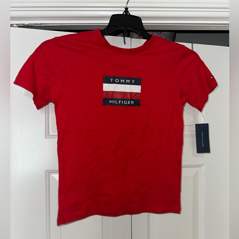 Tommy Hilfiger Red Short Sleeve Tee